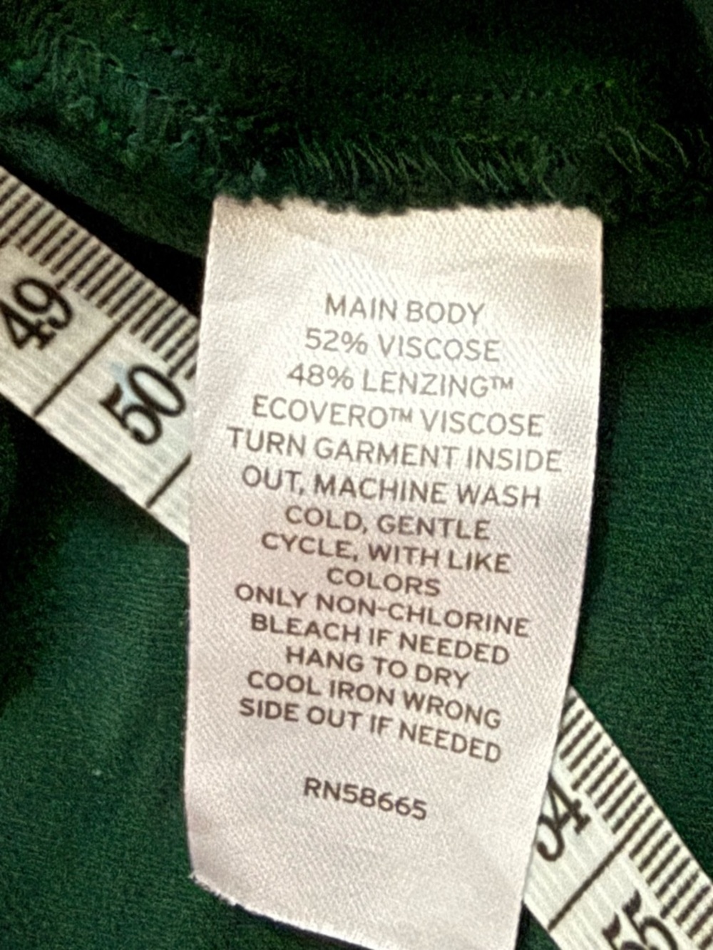 Nordstrom Forest Green V-Neck Camisole - Picture 7 of 7